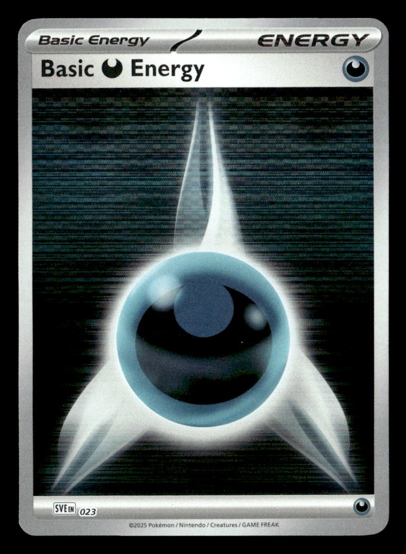 Pokemon Basic Darkness Energy #023 tcg Near Mint or Better