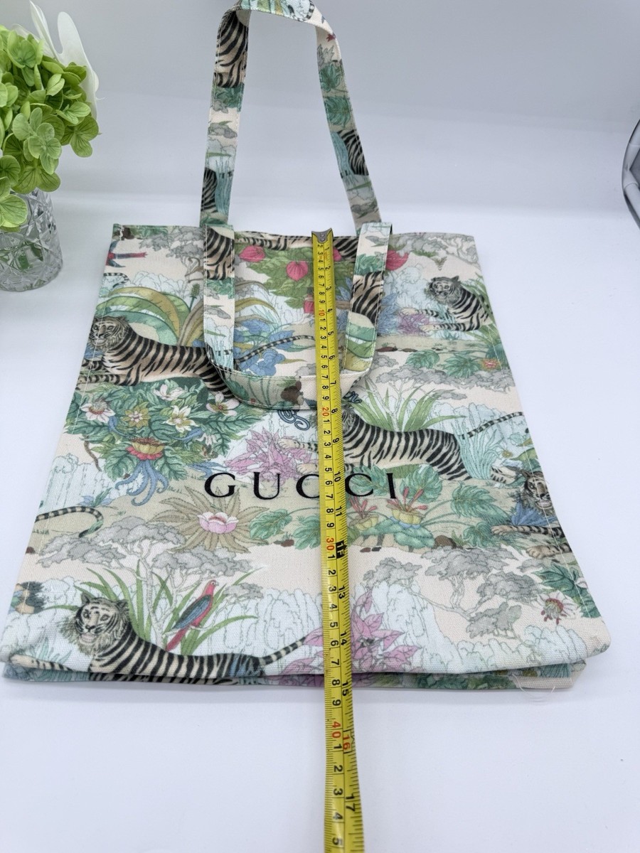 GUCCI BEAUTY Tiger トートバッグ Gucci Beauty Tian Tiger Canvas Tote Bag GWP 15” * 12.5” | eBay