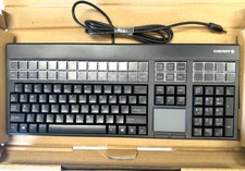 Brand New Cherry G86-71401EUADAA LPOS Wired Programable Keyboard with Touchpad