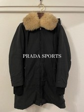 Prada Sport Down Coat Size 88 cm Tested Gore-Tex Black Nylon Jacket