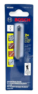 NEW Bosch NS300 Natural Stone Tile Bit 1/4'' ~ Free Shipping