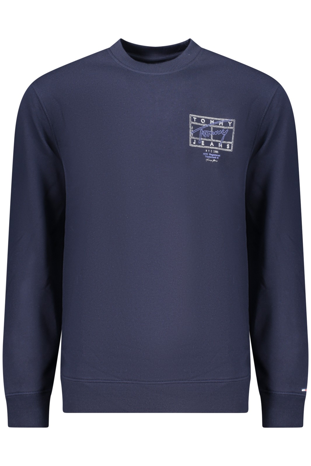 TOMMY HILFIGER FELPA SENZA ZIP UOMO BLU TAGLIA = M