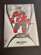 2025-26 Upper Deck Allure #34 Jack Hughes New Jersey Glitter Bomb NM