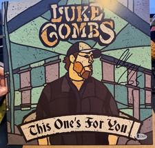 Luke Combs This One’s For You Signed Autographed Vinyl Beckett COA