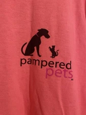 Port and Company Pampered Pets Adult T-Shirt XXL 2XL Me And My Shadow Hot Pink