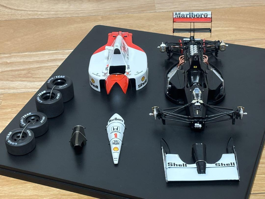 Model Factory Hiro McLaren Honda MP4/6 Japan GP 1/20 Scale Model Factory Hiro McLaren Honda MP4/6 Japan GP 1/20 Scale
