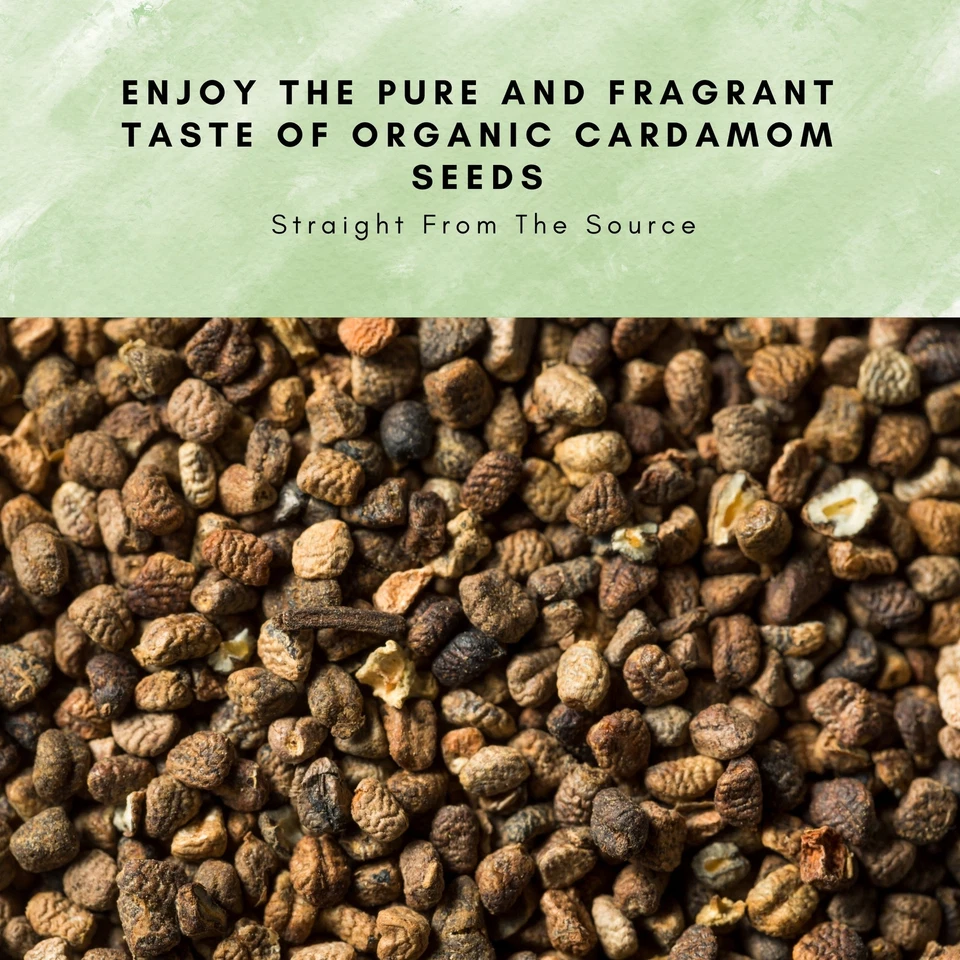 Semillas de cardamomo orgánicas decorticadas - Certificado USDA - Especia pura para platos dulces Foto 4 de 4