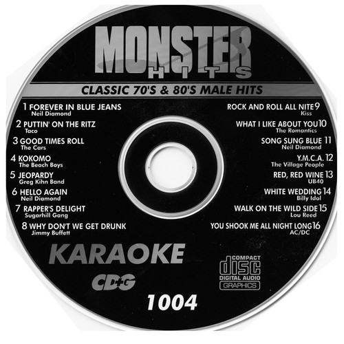KARAOKE MONTER HITS CDG 159 New Disc Set Country,Rock,Classic,Pop,in sleeves - Picture 4 of 4