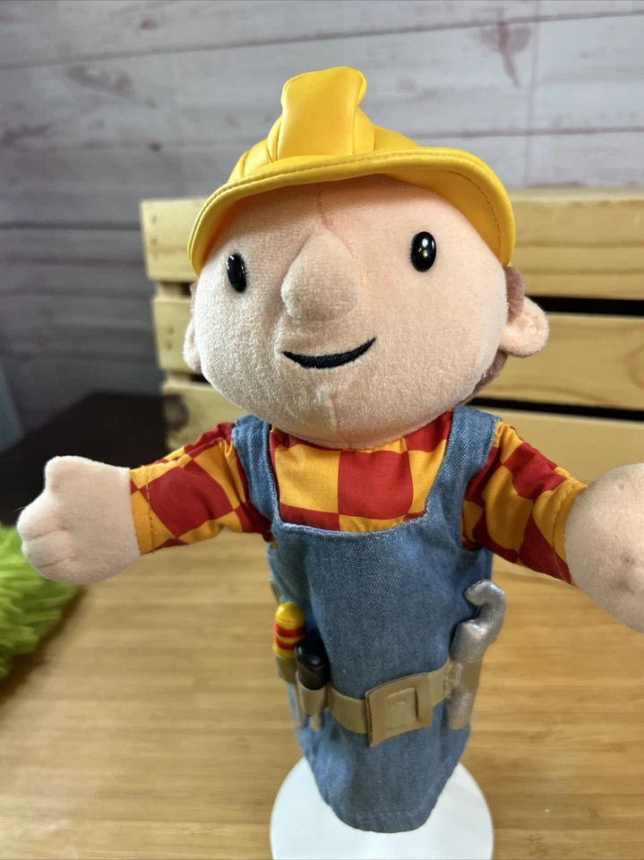 Applause Bob The Builder Peluche Marioneta de Mano 10 Pulgadas Keith Chapman 2001 Juguete para Niños Foto 2 de 4