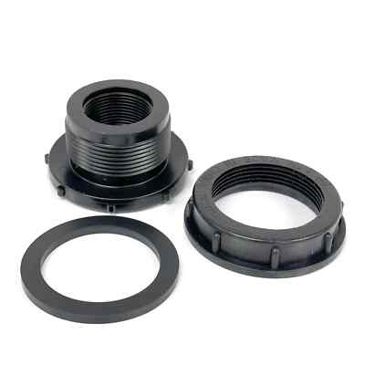 Everbilt Rain Barrel Bulkhead Union 1-1/4 in FIP x MIP with EPDM Washer HPL-1846