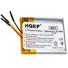 HQRP Battery for Sandisk Sansa Clip Plus SDMX18R Series 4/8 GB MP3 Player 323036