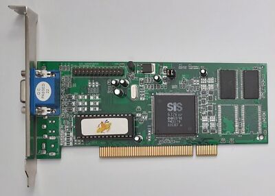 Joytech Butterfly SiS 6326AGP PCI Grafikkarte (4MB, retro, 2002)