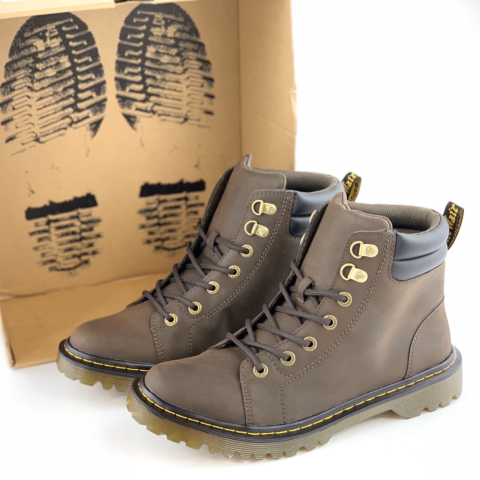 faora leather lace up boot