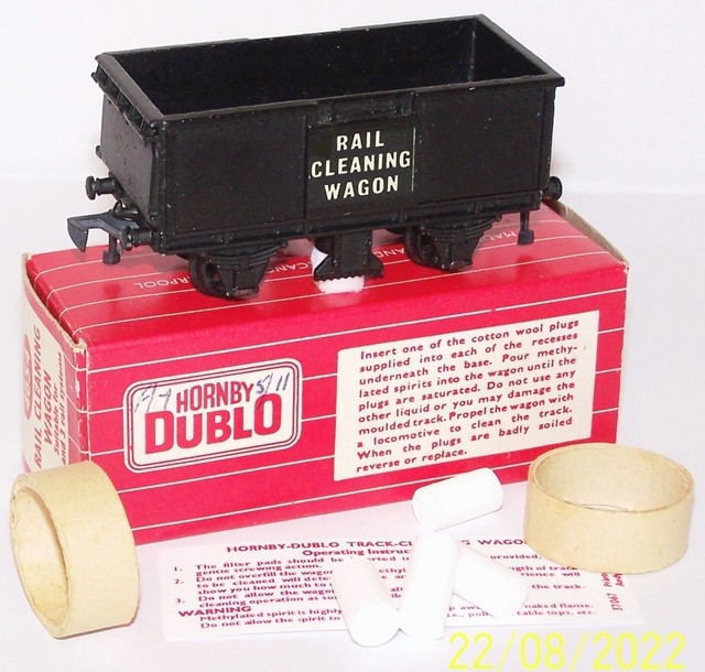 HORNBY DUBLO rare carton carton publicitaire recto verso pour