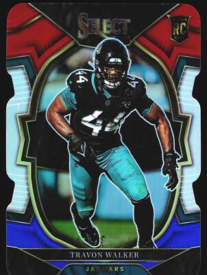 Travon Walker 2022 Panini Select Tri-Color Die Cut RC Jacksonville Jaguars NFL