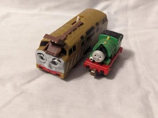 Lot of 2 Thomas Train Hitoy Diesel 10 And talking Percy Broken