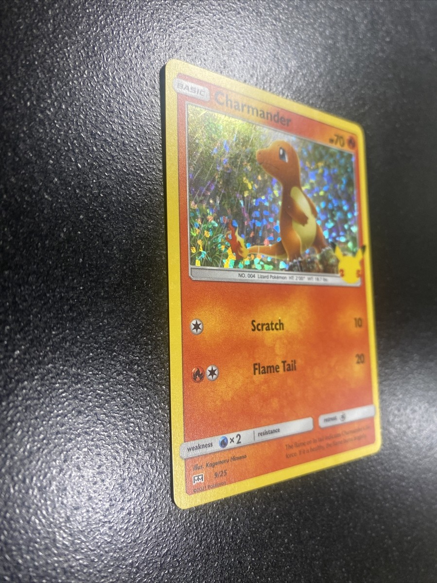 Pokemon TCG - Charmander 9/25 Holo - McDonalds 25th Anniversary