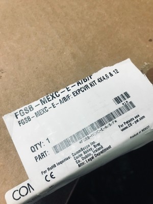 FGSB-MEXC-E-A/B/F(Commscope) 4'' Express Exit Rear Hinged Cover Kit f4x4,6&12 BLK