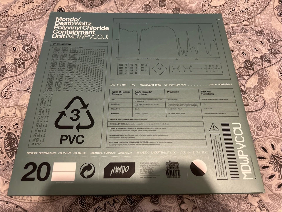 MONDO DEATH WALTZ PREDATOR 5 PREY VINYL SOUNDTRACK TEST PRESSING SARAH SCHACHNER - Image 2 of 4