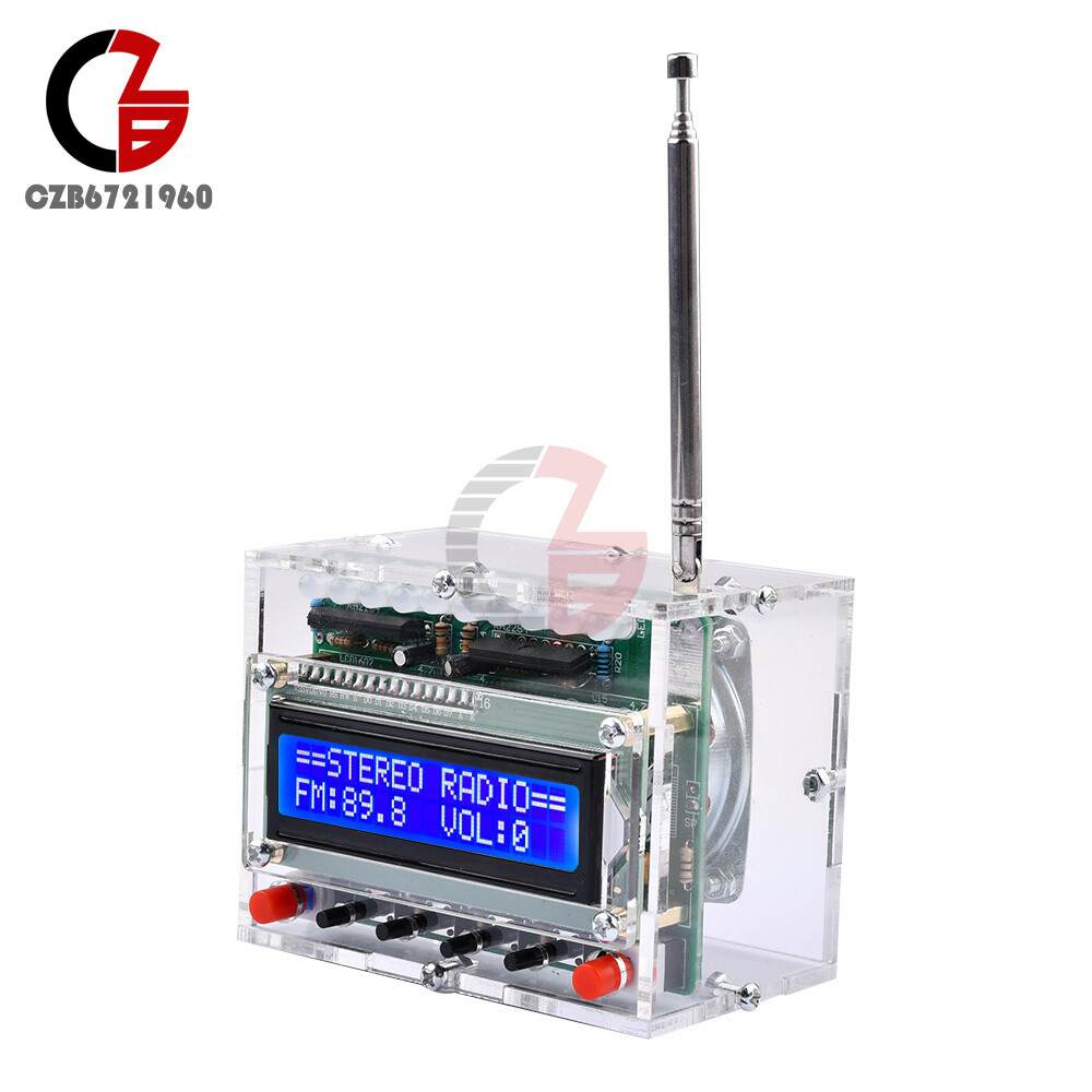 RDA5807 87108MHz Electronic Radio Kits LCD Digital FM Radio Receiver Assembly eBay