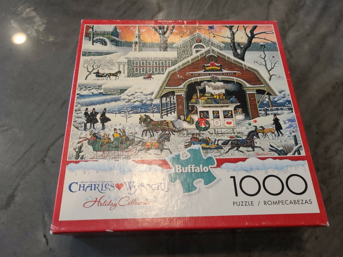 Puzzle Hasbro 1000 Pièces - Wysocki 'Twas The Twilight Before Christmas'