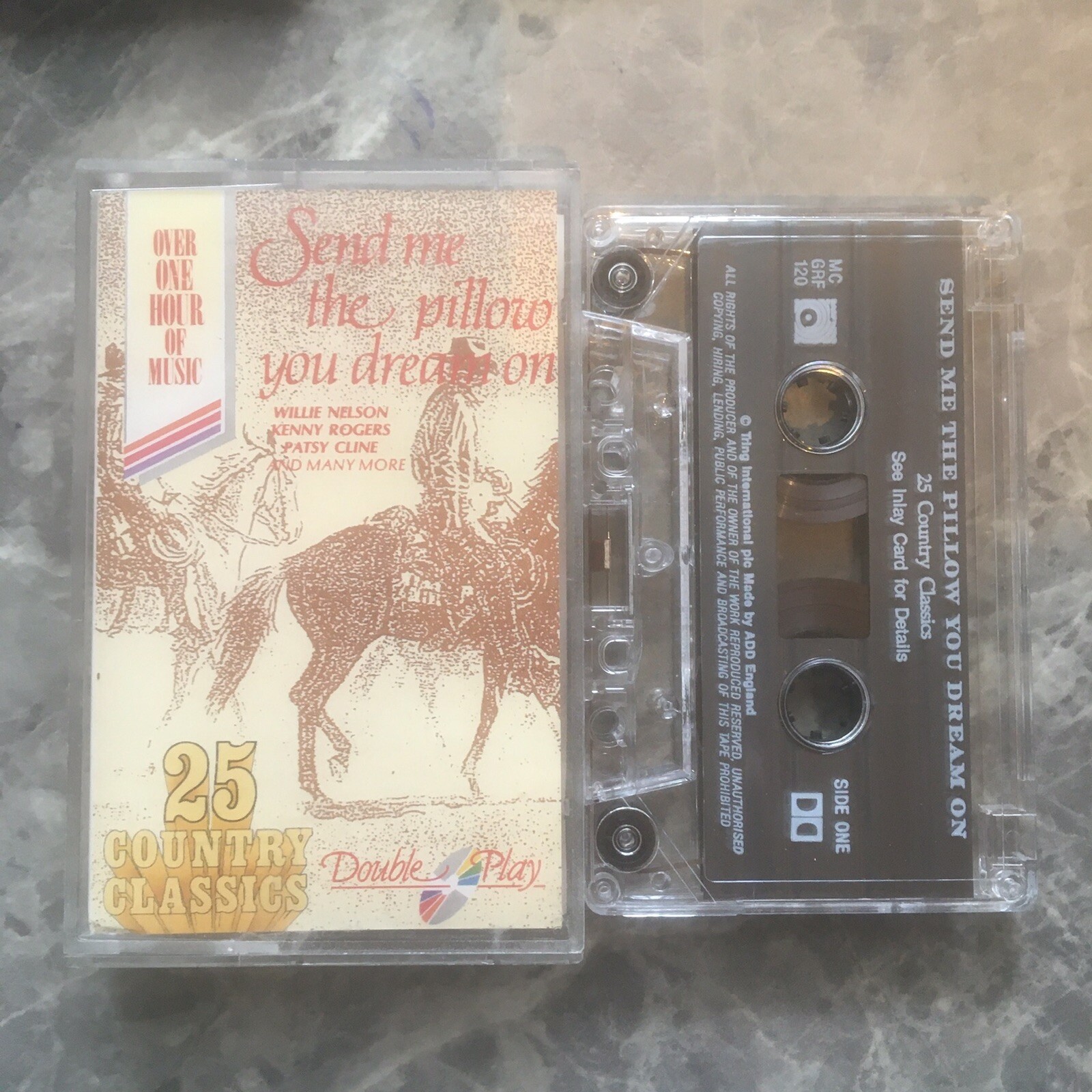 Send Me The Pillow You Dream On - 25 Country Classics  - Cassette tape, Album