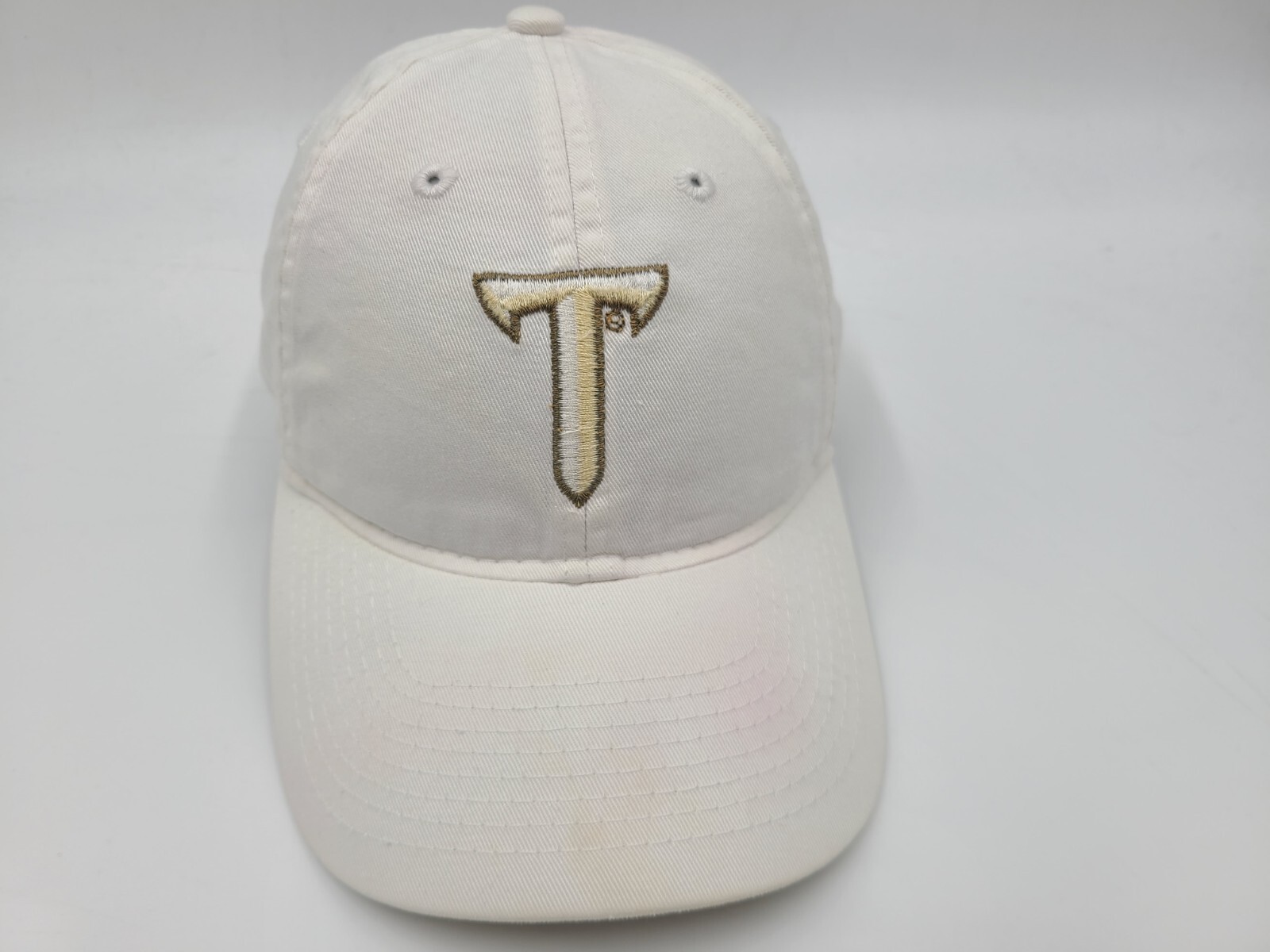 Troy Trojans Adidas Strapback NCAA Hat in White for Men and Women