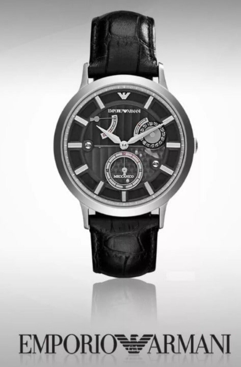 Stunning Emporio Armani Meccanico Watch! Msrp:395$