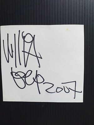 WILL I AM BLACK EYED PEAS  signed Page   POP STAR X FACTOR Dated 2007