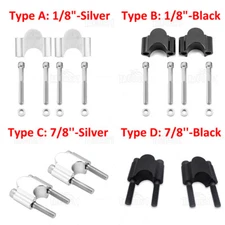7/8'' 1 1/8" Handlebar Risers Bar Kit Mount Clamp Extend 30MM Motorcycle ATV