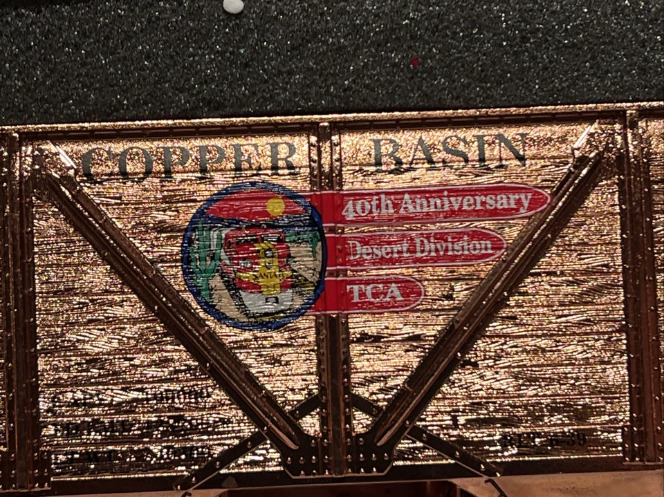 K-line Lionel 6-21714 Copper Basin Hopper Load Copper Plated Diecast NEW Banquet - Image 4 of 4