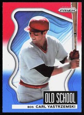 2022 Panini Prizm Old School Red/White/Blue Prizm Carl Yastrzemski #OS-8 Red Sox