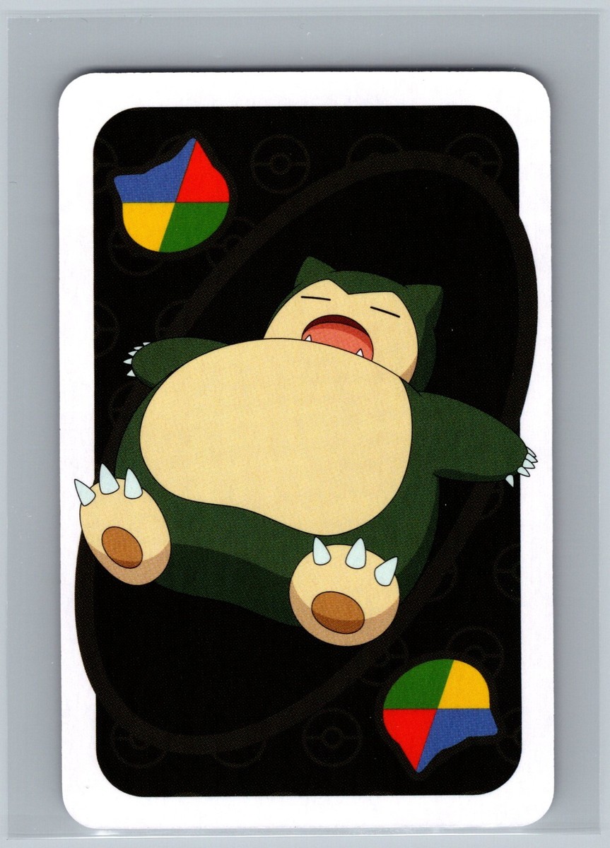 Snorlax Traffic WILD Pokemon UNO JAPANESE Card Game Pocket