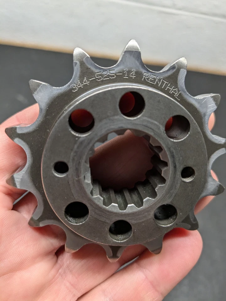 Renthal 14 T Front Sprocket 344-525-14 to fit Ducati Monster S4 / S4R 2001-2006  - Image 2 of 4