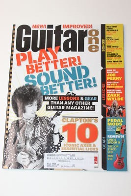 Guitar One Magazine February 2007 Eric Clapton, Red Hot Chili Petters