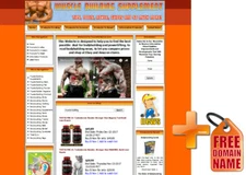 BODY BUILDING & WEIGHT LOSS STORE Affiliate Website Amazon+Google