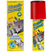 Plumb Away Instant Drain Opener-clog remover-Cleaner -No Chemicals-REFILL CAN