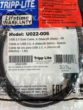 Tripp-Lite USB 2.0 Gold Printer Cable