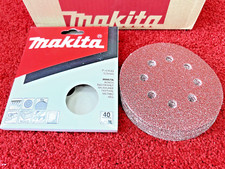 Image of 10Pcs Genuine Makita Sanding Disc 125mm For DBO180Z BO5031 BO5041 Sanders 40Grit