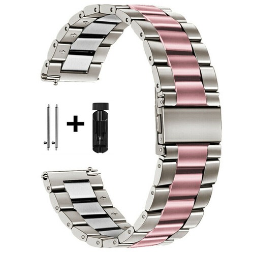 16/18/20/22 mm correa de reloj pulsera de acero inoxidable con barra de resorte rápido - Imagen 29 de 43