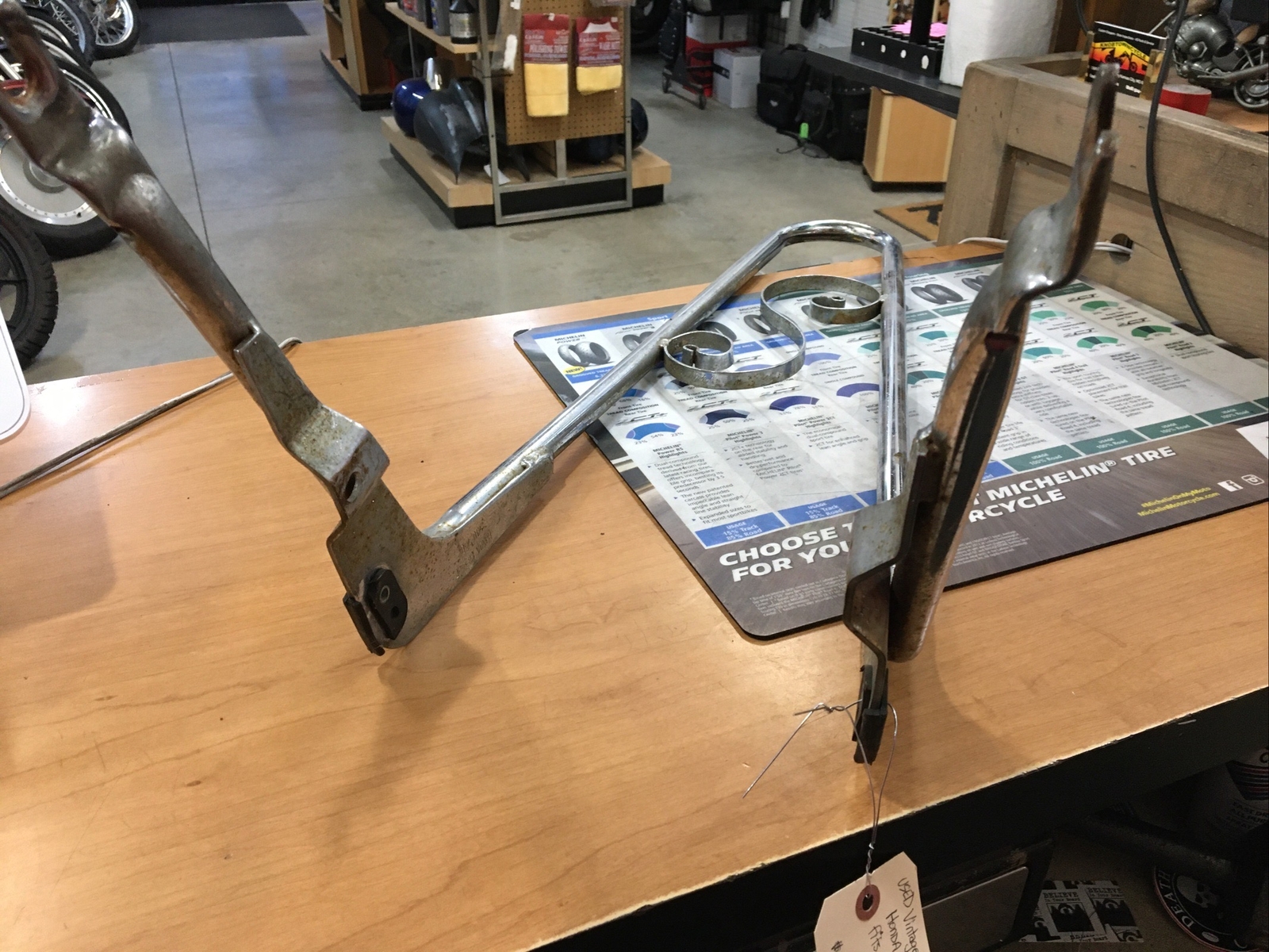 Vintage Sissy Bar For Honda CB350 eBay