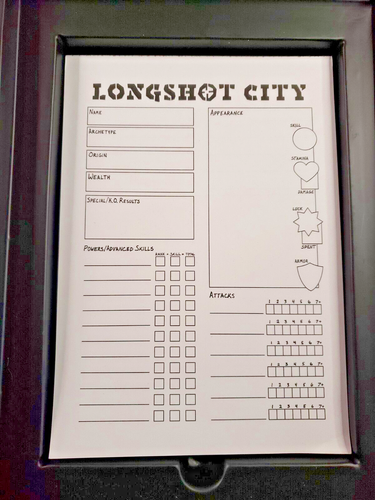 Melsonian Arts Council RPG Longshot City (UN-PUNCHED) NEW in DAMAGED BOX...(SB4) - Picture 5 of 23