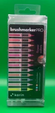 Karin Brushmarker PRO (27C4) 12 Color Flower Colors New