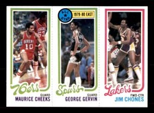 1980 Topps Basketball #37 Cheeks Gervin Chones NM *e17