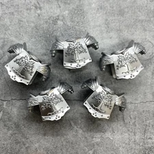 5pack Gondor Armor Short Silver Blocks Accessories for Minifigures B80919 Knight