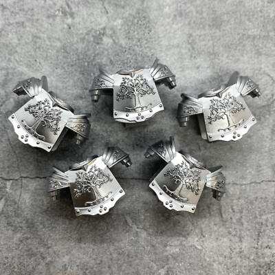 #ad #ad 5pack Gondor Armor Short Silver Blocks Accessories for Minifigures B80919 Knight $3.95