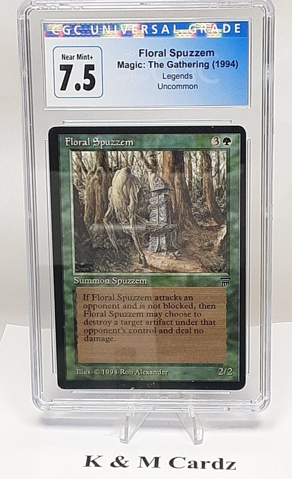 MTG - Legends - Floral Spuzzem - CGC 7.5 - Vintage