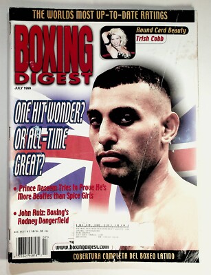1999 July Boxing Digest Magazine Naseem Hamed John Ruiz Hector Camacho Jr.