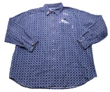 VTG 90s Disney Eeyore Embroidered Corduroy Shirt Long-sleeve Button-up Women XL