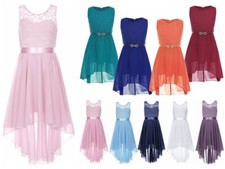 Girls Princess Children Party Dresses Wedding Ball Gown Birthday Party Dress